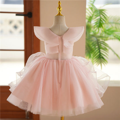 Elegant Baby Girl Flower Girl Dresses Toddler Baptism Dresses