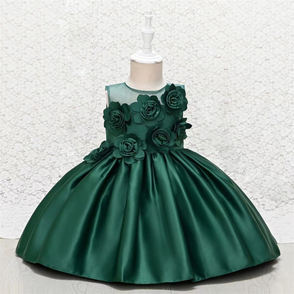 Elegant Little Girl Princess Dresses Toddler Birthday Dresses