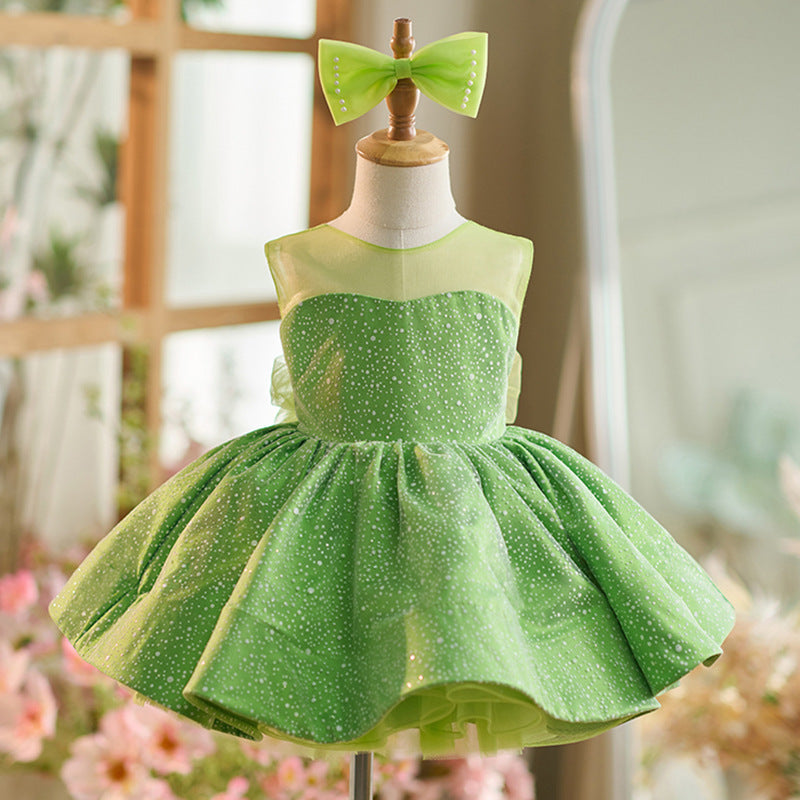 Elegant Baby Girl  Festival Dress Toddler Puffy Birthday Party Princess Dress