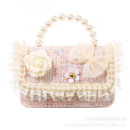 Flower Bow Children's Bag Girl Princess Bag