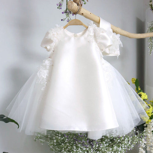 Elegant Baby Girl First Communion Dress Toddler Christening Dresses