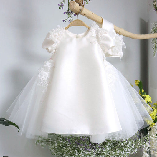 Elegant Baby Girl First Communion Dress Toddler Christening Dresses