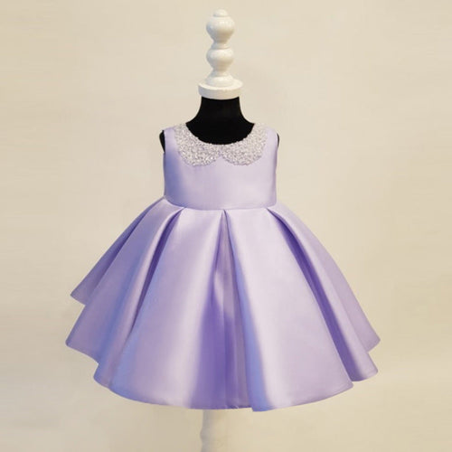 Elegant Baby Girl  Beauty Pageant Dress Toddler Christening Dress