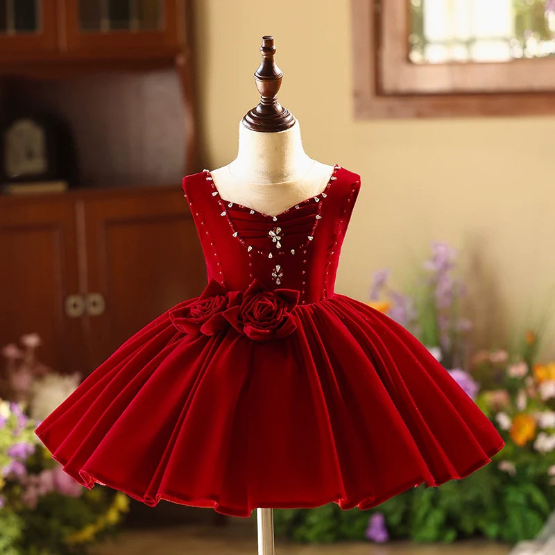 Girls Christmas Dress Birthday Dress Princess Tutu Dress