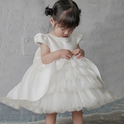 Elegant Baby Girl Dress Toddler First Birthday Party Princess Dress