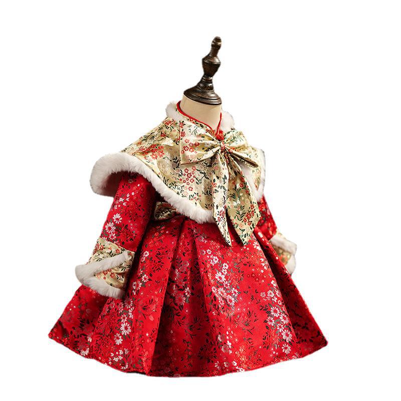 Girl Red Formal Dresses Girls Baptism Dresses