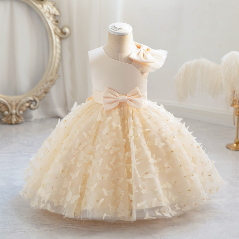 Elegant Little Girl Dresses Toddler Mesh Princess Dress