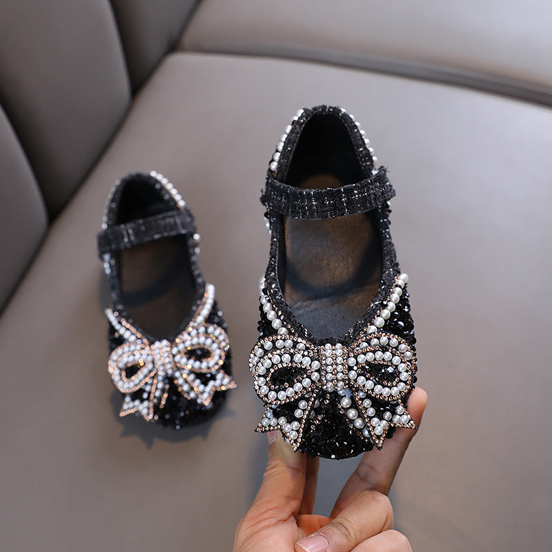 Girls  Summer Bow-knot Beauty Pageant Princess Shoes