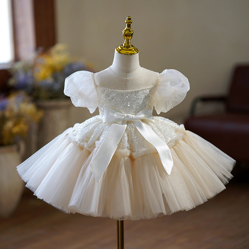 Sweet Baby Girls Birthday Beauty Pageant Dress Toddler Christening Dresses