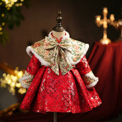 Girl Red Formal Dresses Girls Baptism Dresses