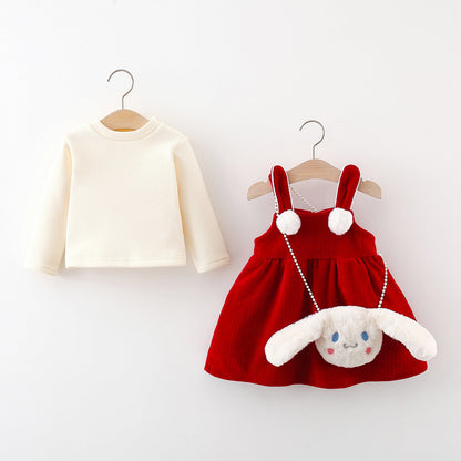 Girls Christmas Dresses Baby Girls Winter Warm Dresses