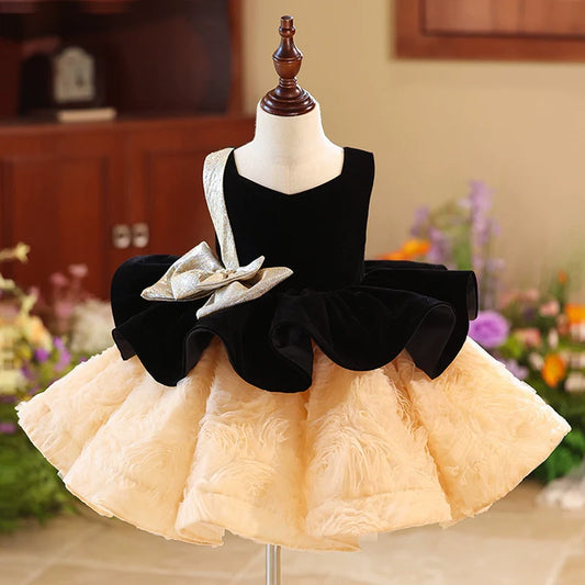 Winter Christmas Princess Dress Baby  Birthday Party Dresses Girl  Formal Dresses