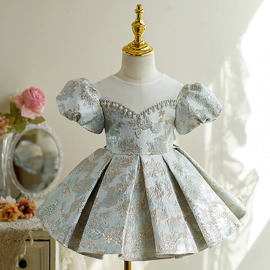 Elegant Baby Floral Princess Dresses Toddler Ball Gowns