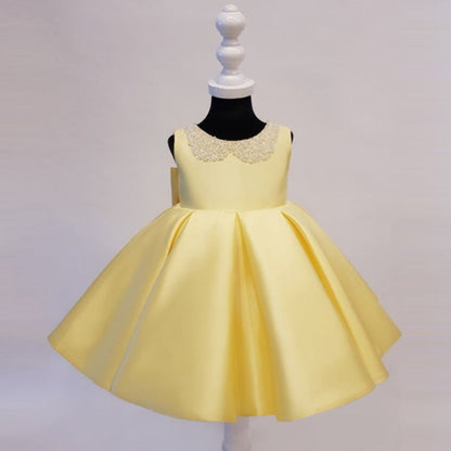 Elegant Baby Girl  Beauty Pageant Dress Toddler Christening Dress