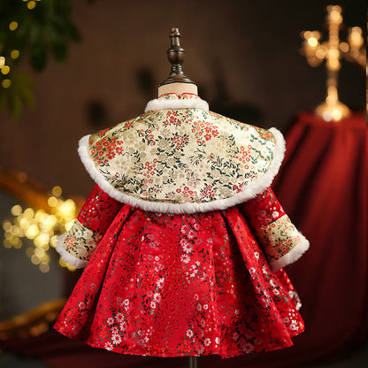 Girl Red Formal Dresses Girls Baptism Dresses