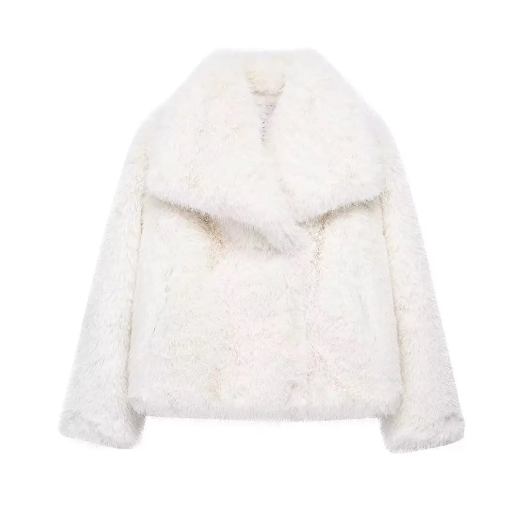 DAH Jade™ | Luxe Faux Fur Winter Coat – Bold Style, Ultimate Comfort