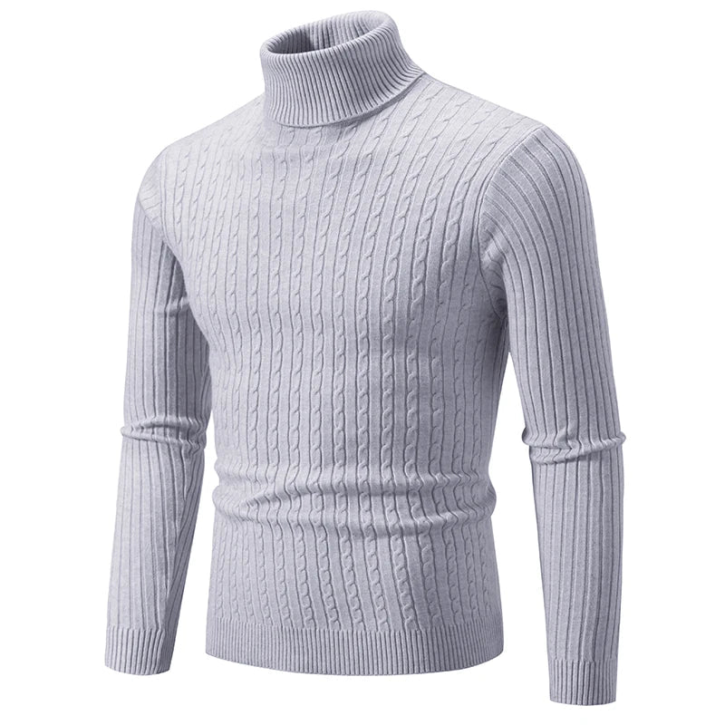 DAH-Knitted High Neck Sweater – Cozy Elegance for Every Occasion