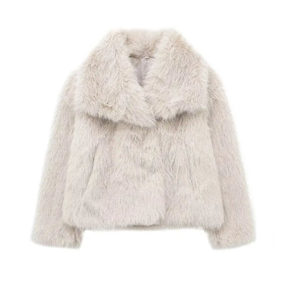 DAH Jade™ | Luxe Faux Fur Winter Coat – Bold Style, Ultimate Comfort