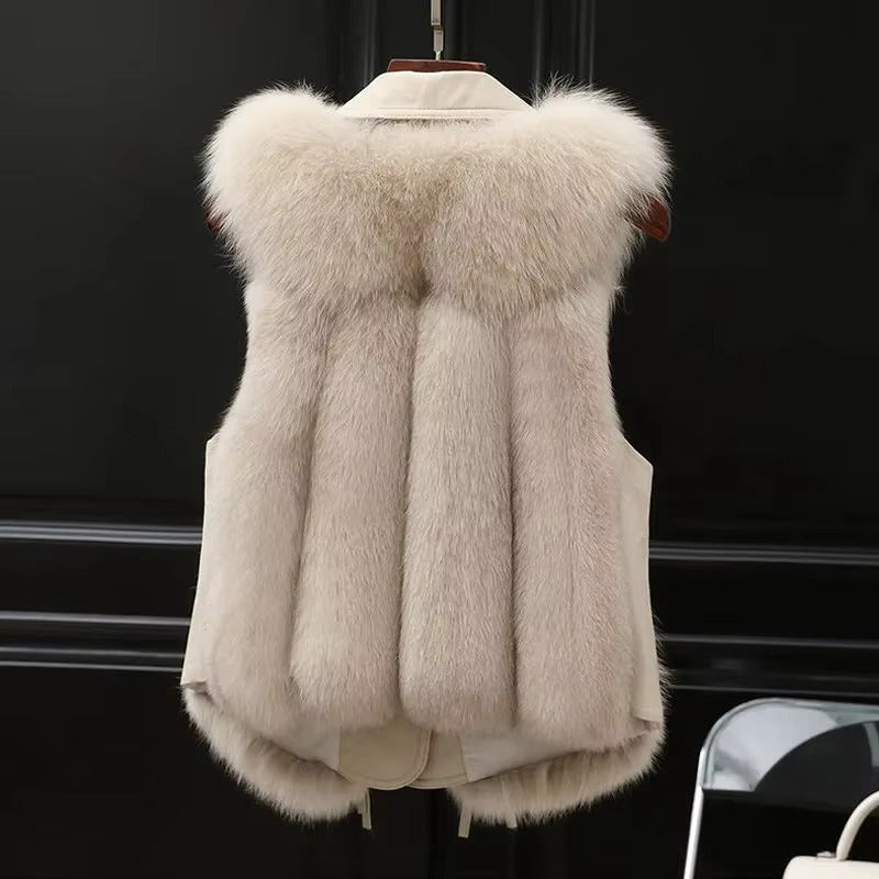 DAH Elysian Faux Fur Vest: Sophisticated Warmth Meets Ethical Style