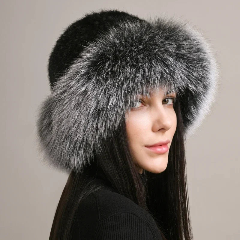 DAH Mink Fur Cap – Luxurious Warmth with Italian Craftsmanship