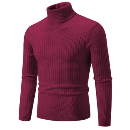 DAH-Knitted High Neck Sweater – Cozy Elegance for Every Occasion