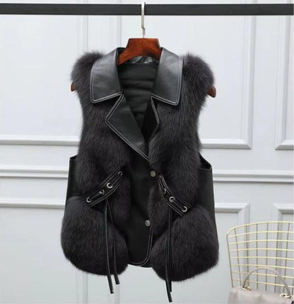 DAH Elysian Faux Fur Vest: Sophisticated Warmth Meets Ethical Style