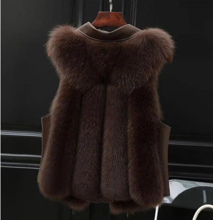 DAH Elysian Faux Fur Vest: Sophisticated Warmth Meets Ethical Style