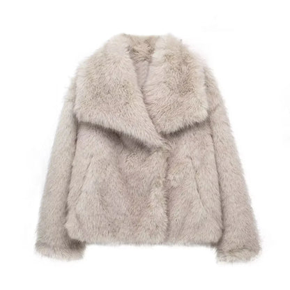 DAH Jade™ | Luxe Faux Fur Winter Coat – Bold Style, Ultimate Comfort