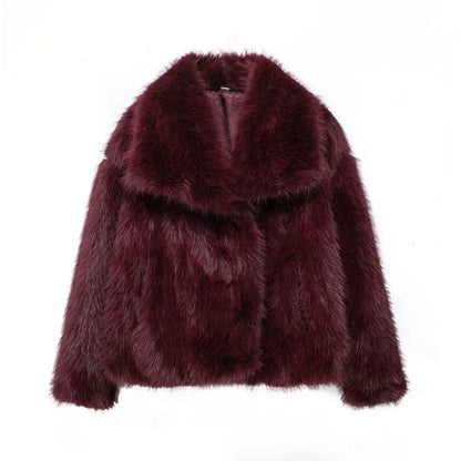 DAH Jade™ | Luxe Faux Fur Winter Coat – Bold Style, Ultimate Comfort