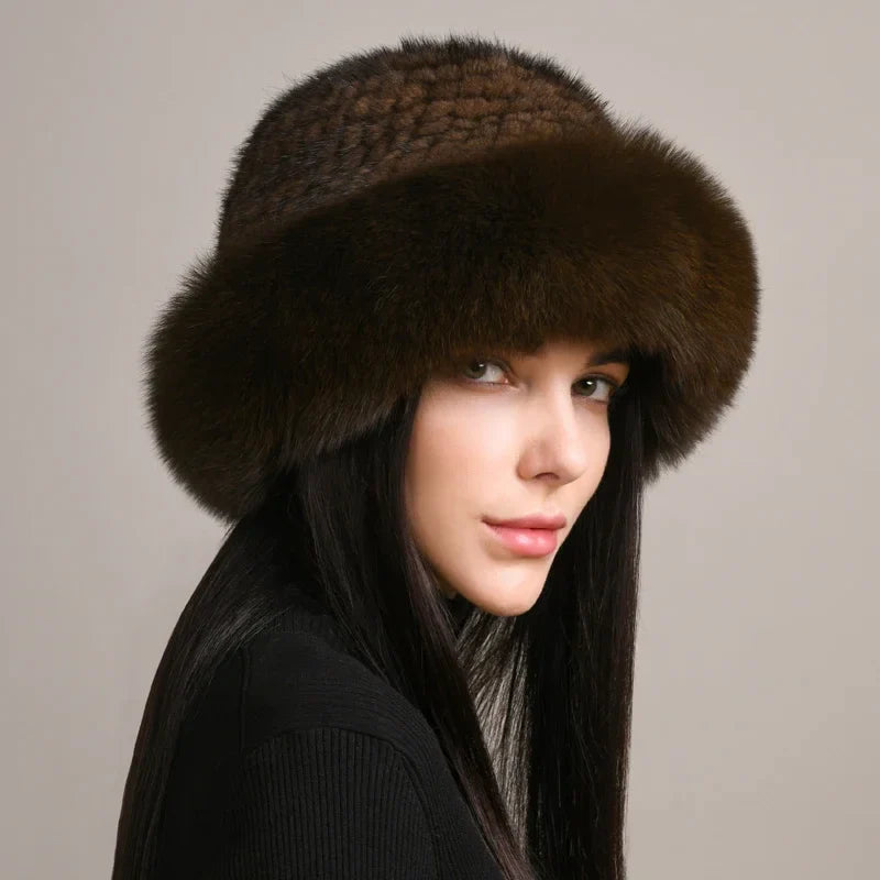 DAH Mink Fur Cap – Luxurious Warmth with Italian Craftsmanship