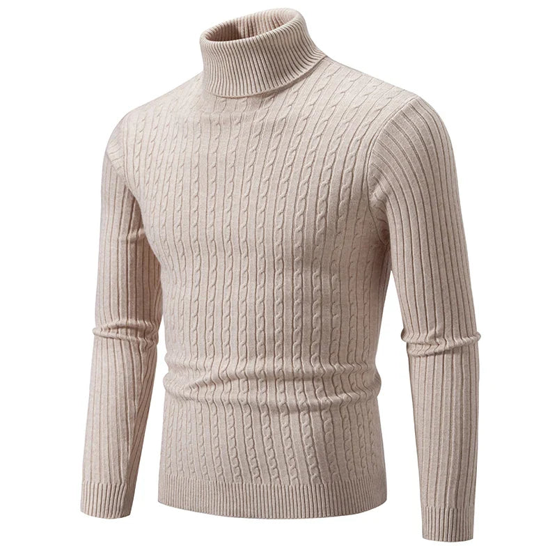 DAH-Knitted High Neck Sweater – Cozy Elegance for Every Occasion