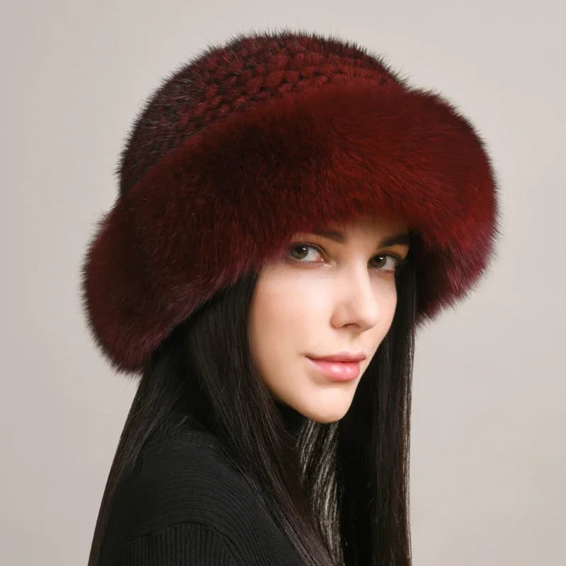 DAH Mink Fur Cap – Luxurious Warmth with Italian Craftsmanship