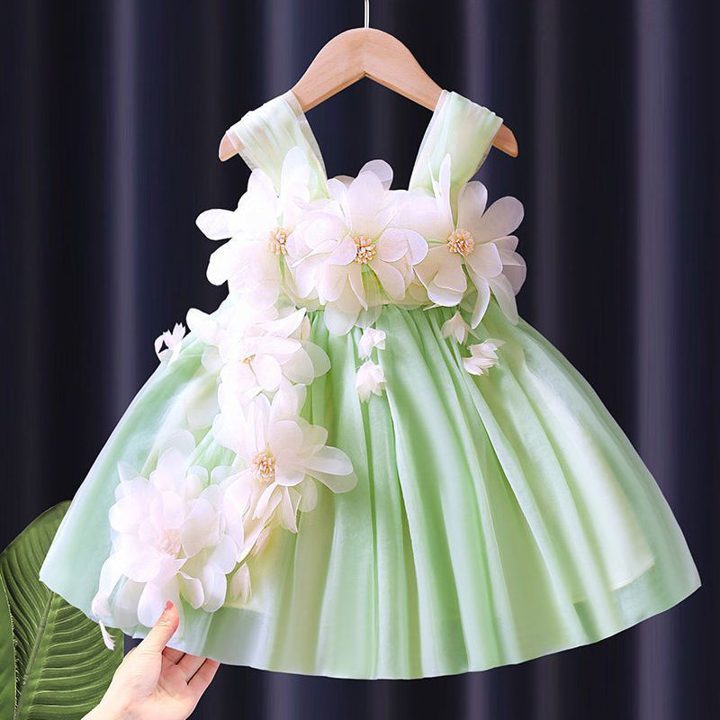 Flower Girl Dress Summer Daily Dress Girls Christening Dresses Birthday Dress