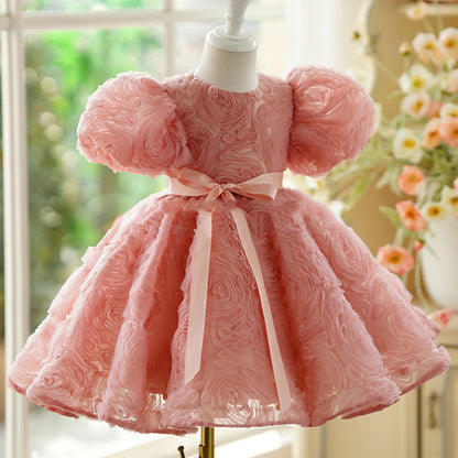 Elegant Baby Girls Pageant Dresses Toddler Christening Dresses