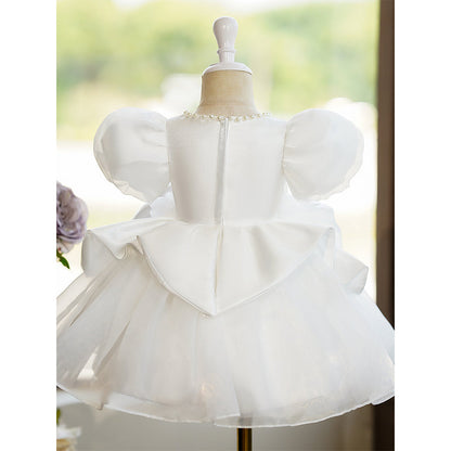 Elegant Cute Baby Girl Baptism Dress Flower Girl Dress Girls  Christening Dress