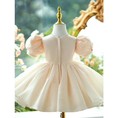 Luxurious Flower Dress Wedding Dress Toddler Birthday Pageant Princess Dress