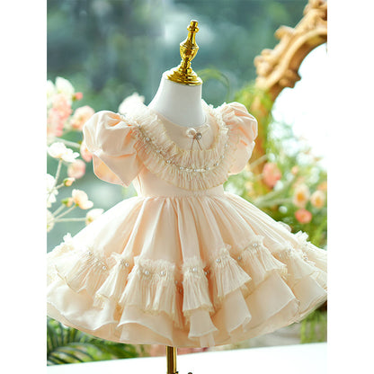 Girls Baptism Dress Flower Girl Dress Baby Girl Birthday Party Dresses Girls Christening Dress