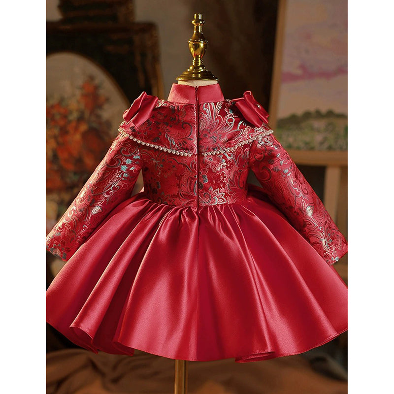 Girl Red Formal Dresses Girls Pageant Dresses