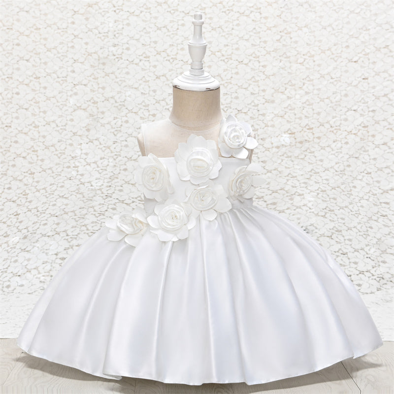 Elegant Little Girl Princess Dresses Toddler Birthday Dresses