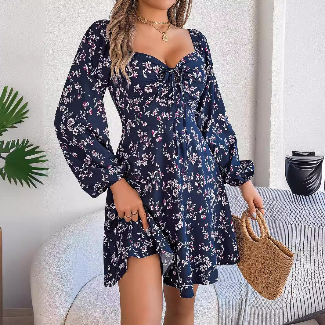 DAH Casual Floral A-Line Dress