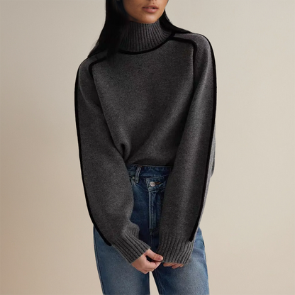 DAH Livia – Women’s Turtleneck Sweater: Chic and Comfortable for Fall and Winter