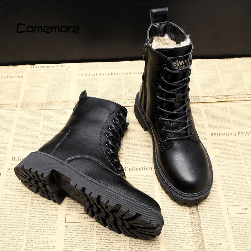 DAH Lea™ | Pile-Lined Winter Boots for Warmth and Style