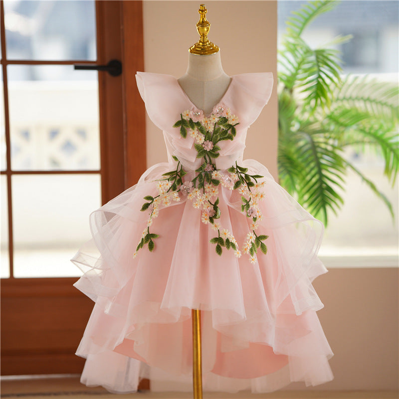 Elegant Baby Girl Flower Girl Dresses Toddler Baptism Dresses