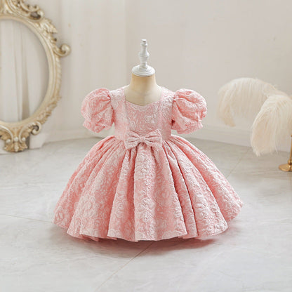 Elegant Little Girl Birthday Party Dress Toddler Flower Girl Dress