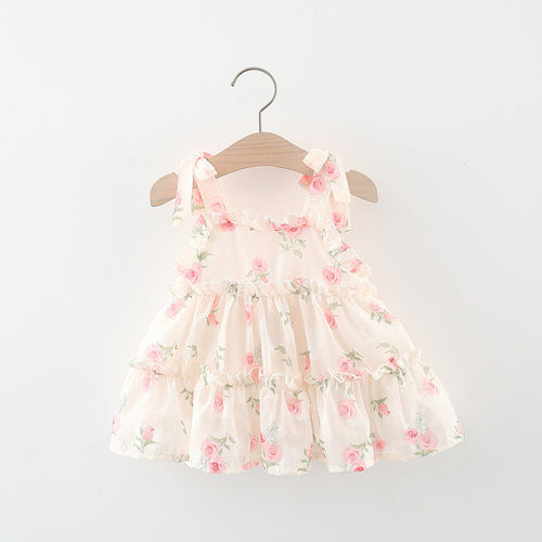 Summer Baby Girls Suspender Princess Dress