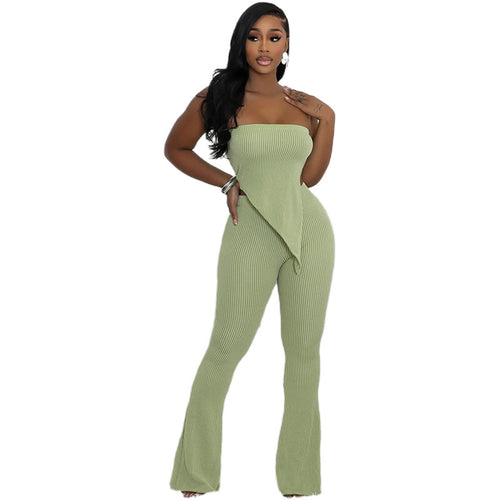 DAH Slim-Fit Tube Top & Pants Set