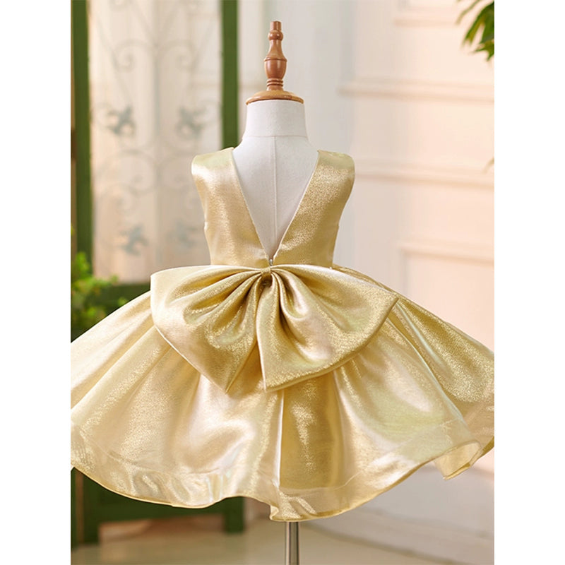 Luxurious Baby Girl Christening Dress Toddler Birthday Beauty Pageant Princess Dress