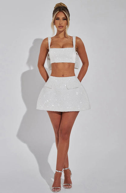 DAH Kiri Mini Skirt – Classy Meets Glam