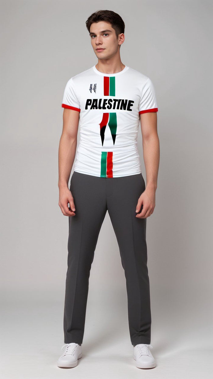 Palestina United T-Shirt + FREE Palestinian Necklace