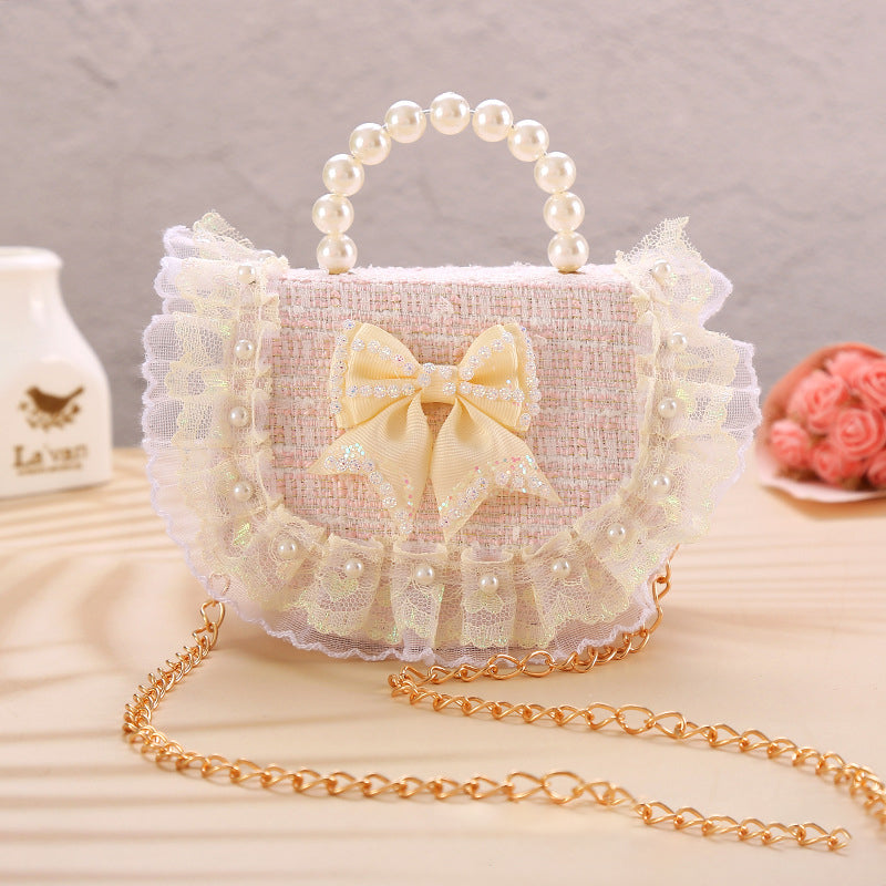 Flower Girl Bow Children's Bag Girl Princess Bag